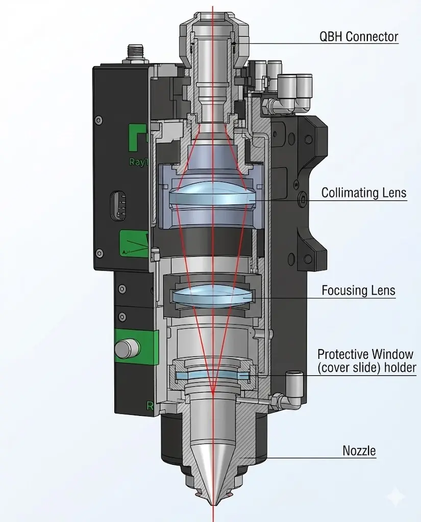 Laser Head Optical Path